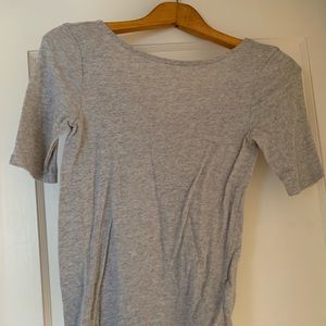 Madewell Grey T-Shirt - low back